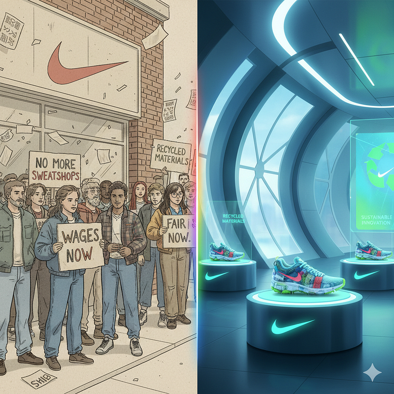 Nike’s Evolution: From Sweatshop Controversies to Circular Design Leadership