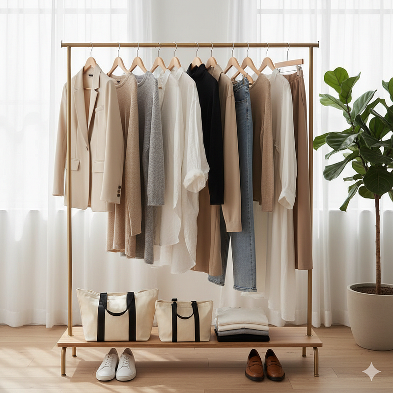 🌿 Sustainable Fashion Basics: Building a Capsule Wardrobe